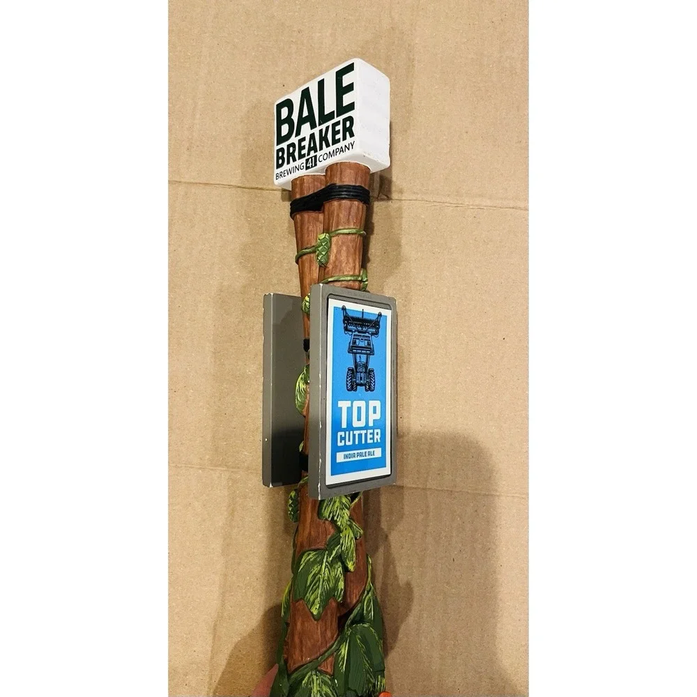 Bale Breaker Brewing Top Cutter IPA Beer Tap Handle. Man Cave Yakima Washington
